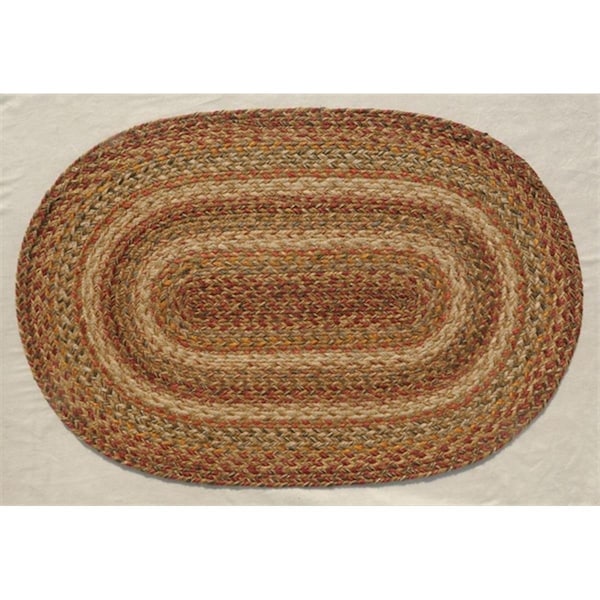 Homespice Decor Harvest Hudson Jute Braided Rugs - Oval 505071 - main